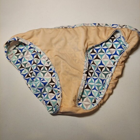 Melika Womens Bikini Set Size M Blue RACERBACK Beach Pool Vacation high cut blue - Picture 8 of 15